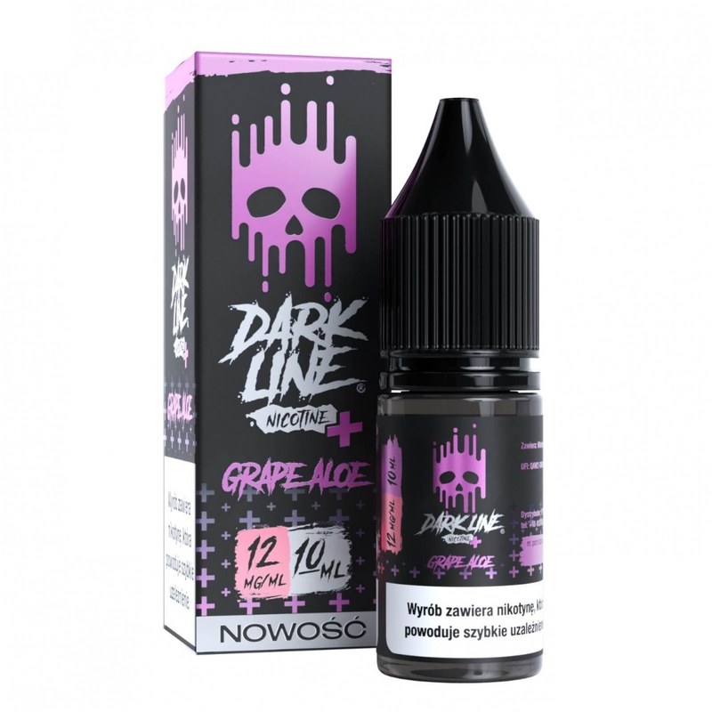 Liquid Dark Line Nicotine+ Grape Aloe — 10 ml, nikotyna klasyczna