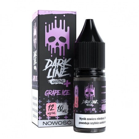 Liquid Dark Line Nicotine+ Grape Ice — 10 ml, nikotyna klasyczna