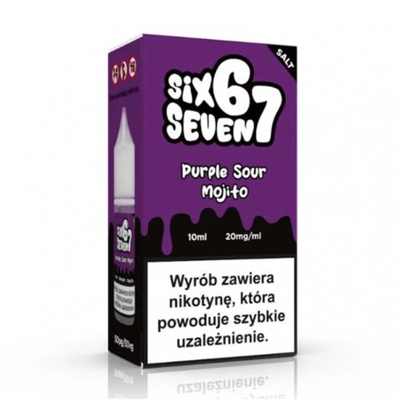 Six Seven Purple Sour Mojito — sól nikotynowa 10 ml 20 mg