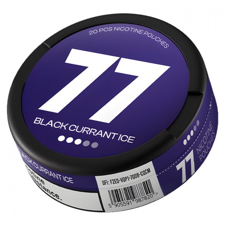 Saszetki nikotynowe 77 - Black Currant Ice 10,4 mg
