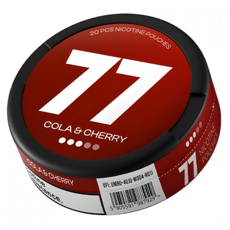 Saszetki nikotynowe 77 - Cola Cherry 10,4 mg