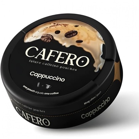 Woreczki kofeinowe CAFERO 80 mg - Cappuccino