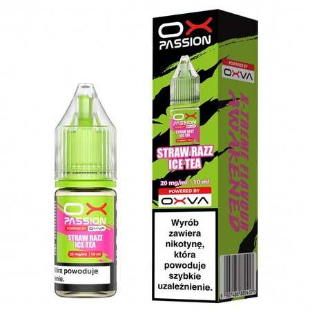 Liquid OX Passion Salt o smaku Straw Razz Ice Tea