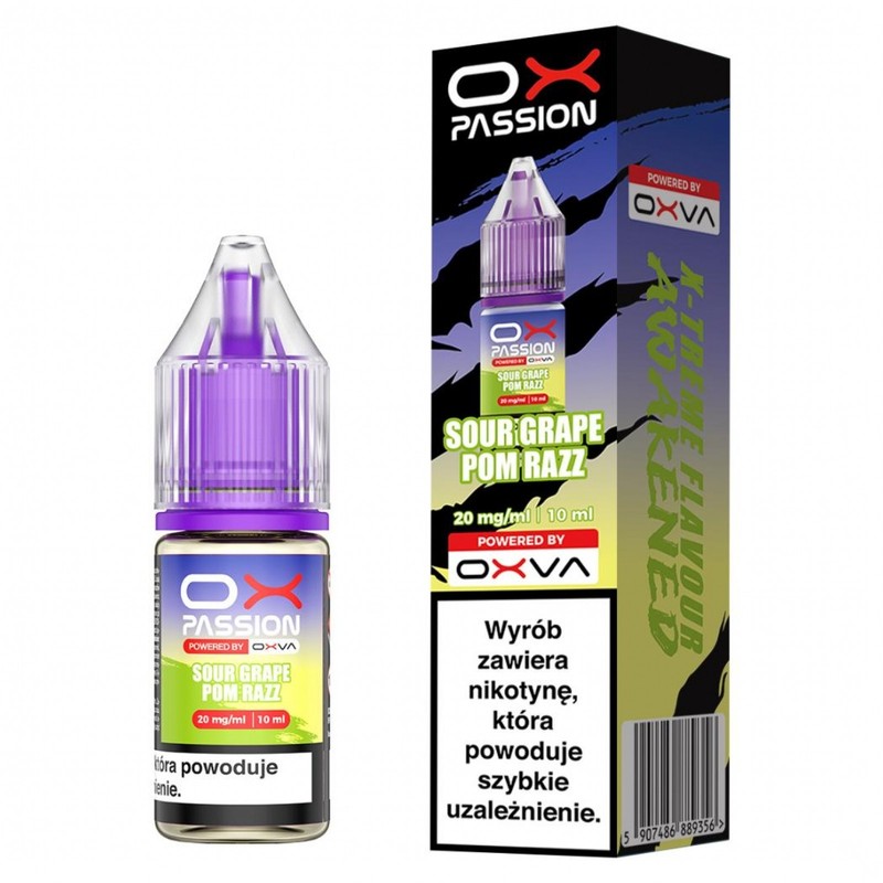 Liquid OX Passion Salt o smaku Sour Grape Pom Razz