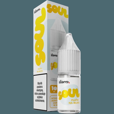 Liquid Klarro Soul Salt 10ml o mocy 20 mg soli nikotynowej w smaku Płatki na mleku