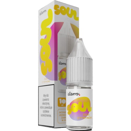 Liquid Klarro Soul Salt 10ml o mocy 20 mg soli nikotynowej w smaku Żelki Cytrynowe
