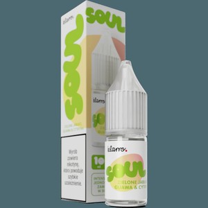 Liquid Klarro Soul Salt 10ml o mocy 20 mg soli nikotynowej w smaku Zielone Jabłko Guawa Cytryna