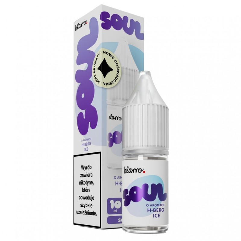 Liquid Klarro Soul Salt 10ml o mocy 20 mg soli nikotynowej w smaku H-Berg Ice
