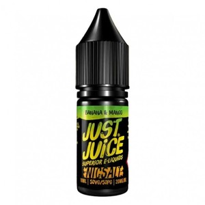 Liquid Just Juice Iconic 10ml o mocy 20 mg soli nikotynowej w smaku Banana & Mango