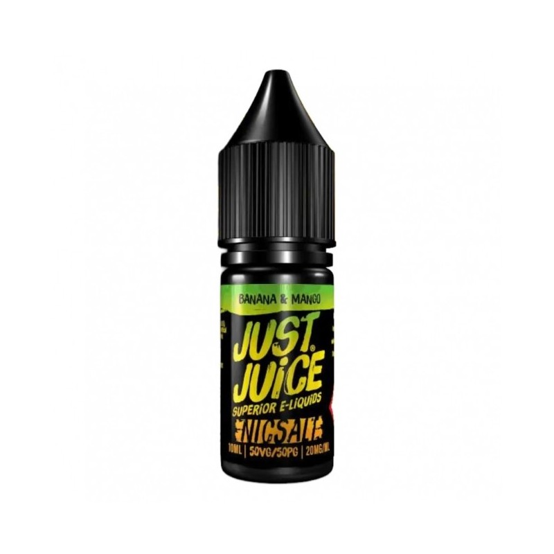 Liquid Just Juice Iconic 10ml o mocy 20 mg soli nikotynowej w smaku Banana & Mango