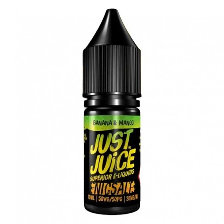 Liquid Just Juice Iconic 10ml o mocy 20 mg soli nikotynowej w smaku Banana & Mango