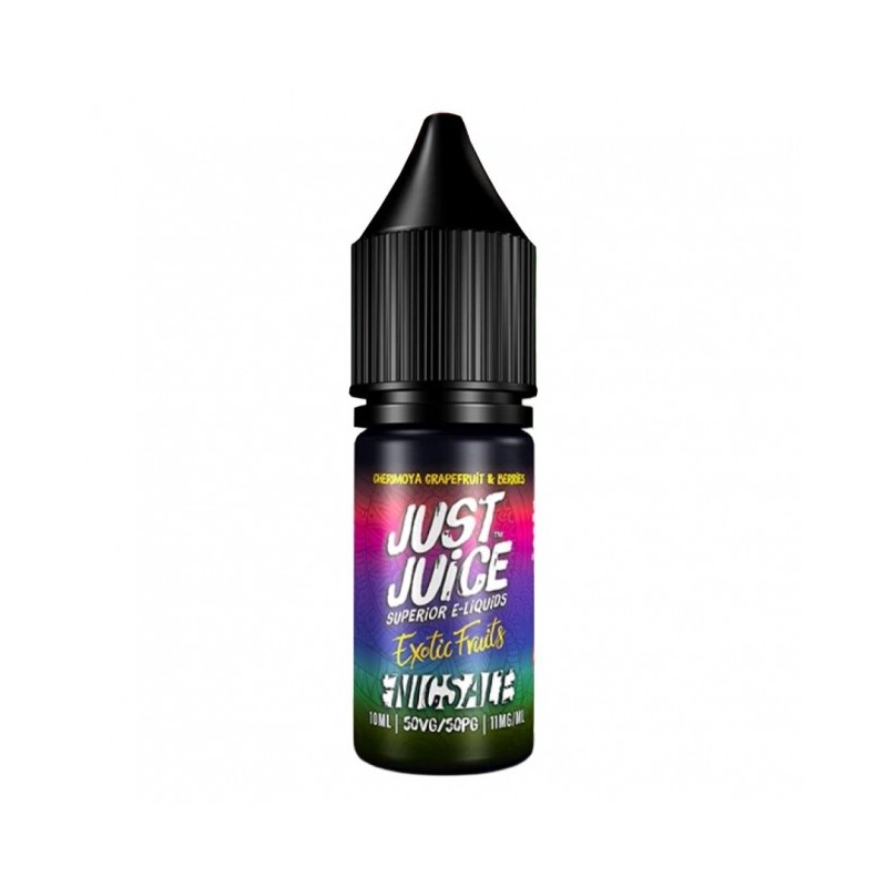 Liquid Just Juice Exotic Fruits 10ml o mocy 20 mg soli nikotynowej w smaku Cherimoya & Grapefruit & Berries
