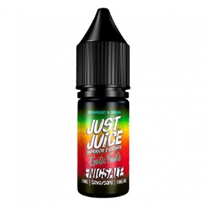 Liquid Just Juice Exotic Fruits 10ml o mocy 20 mg soli nikotynowej w smaku Strawberry & Curuba