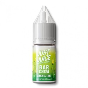 Liquid Just Juice BAR Salt 10ml o mocy 20 mg soli nikotynowej w smaku Lemon Lime