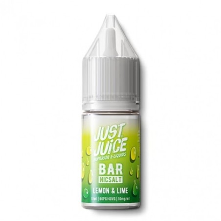 Liquid Just Juice BAR Salt 10ml o mocy 20 mg soli nikotynowej w smaku Lemon Lime