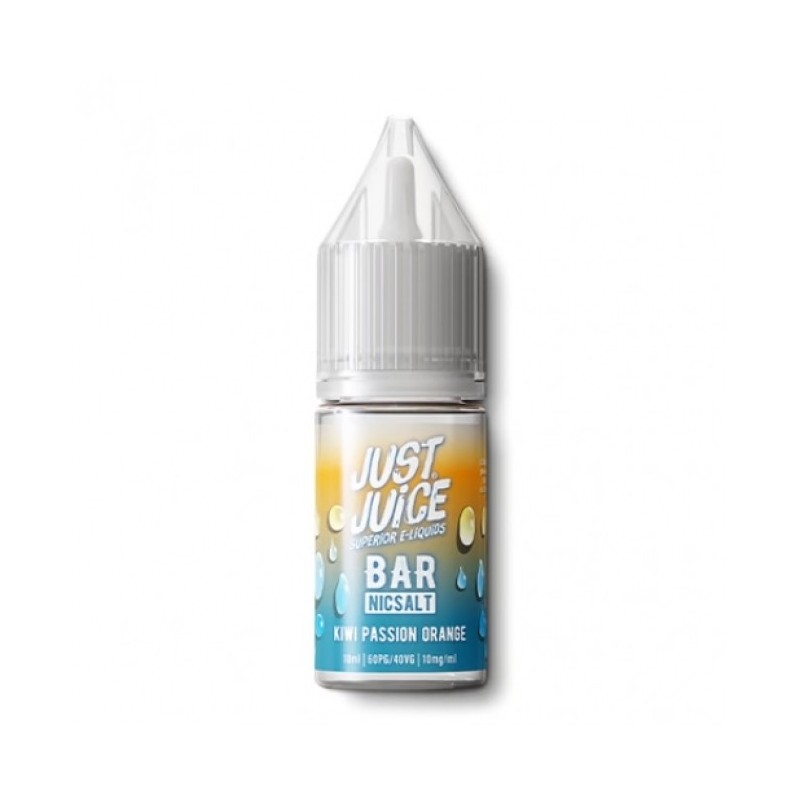 Liquid Just Juice BAR Salt 10ml o mocy 20 mg soli nikotynowej w smaku Kiwi Passion Orange