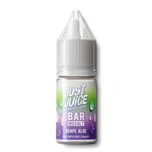 Liquid Just Juice BAR Salt 10ml o mocy 20 mg soli nikotynowej w smaku Grape Aloe