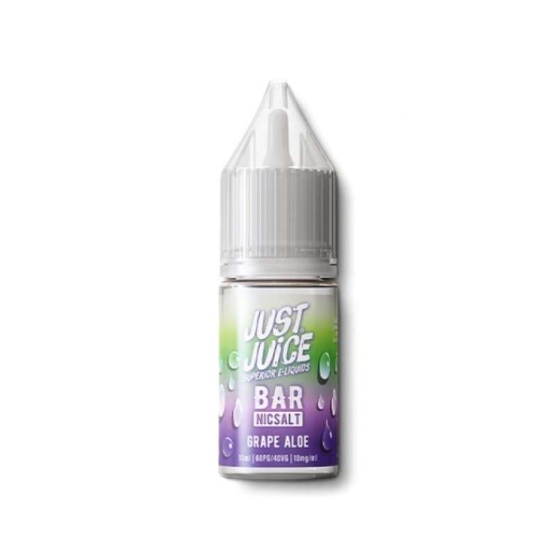 Liquid Just Juice BAR Salt 10ml o mocy 20 mg soli nikotynowej w smaku Grape Aloe