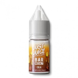Liquid Just Juice BAR Salt 10ml o mocy 20 mg soli nikotynowej w smaku Cola Ice
