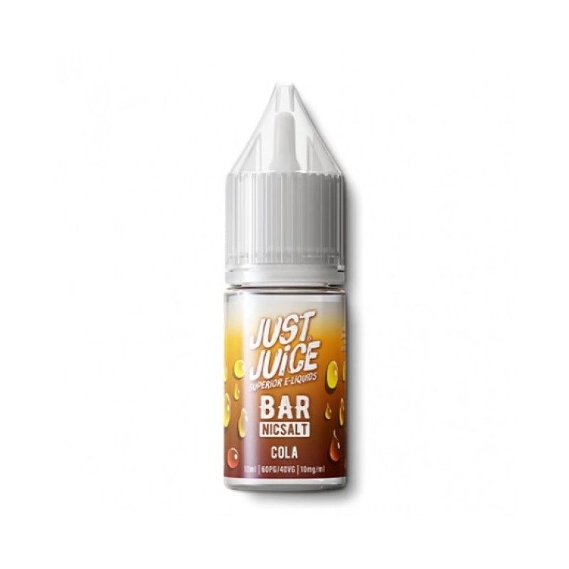 Liquid Just Juice BAR Salt 10ml o mocy 20 mg soli nikotynowej w smaku Cola Ice
