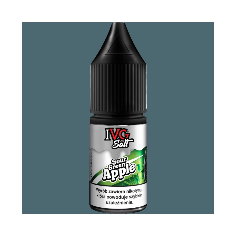 Liquid IVG Salt 10ml o mocy 20 mg soli nikotynowej w smaku Sour Green Apple