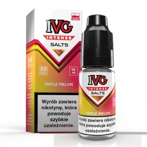 Liquid IVG Intense Salt 10ml o mocy 20 mg soli nikotynowej w smaku Triple Melon