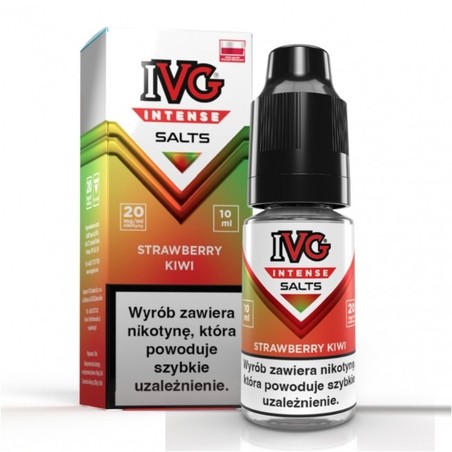 Liquid IVG Intense Salt 10ml o mocy 20 mg soli nikotynowej w smaku Strawberry Kiwi