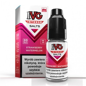 Liquid IVG Intense Salt 10ml o mocy 20 mg soli nikotynowej w smaku Strawberry Watermelon