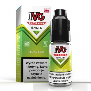 Liquid IVG Intense Salt 10ml o mocy 20 mg soli nikotynowej w smaku Lemon Lime