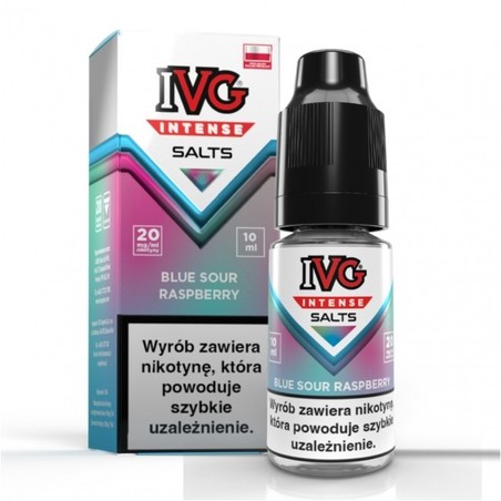 Liquid IVG Intense Salt 10ml o mocy 20 mg soli nikotynowej w smaku Blue Sour Raspberry