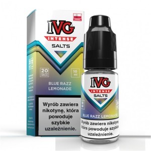 Liquid IVG Intense Salt 10ml o mocy 20 mg soli nikotynowej w smaku Blue Razz Lemonade