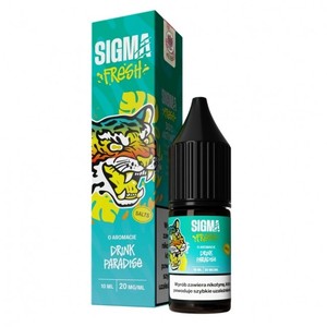 Liquid Sigma Fresh Salt 10ml o mocy 20 mg soli nikotynowej w smaku Drink Paradise