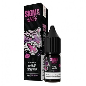 Liquid Sigma Salt 10ml o mocy 20 mg soli nikotynowej w smaku Czarna Borówka