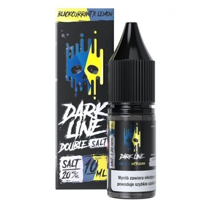 Liquid Dark Line Double Salt 10ml o mocy 20 mg soli nikotynowej w smaku Blackcurrant x Lemon