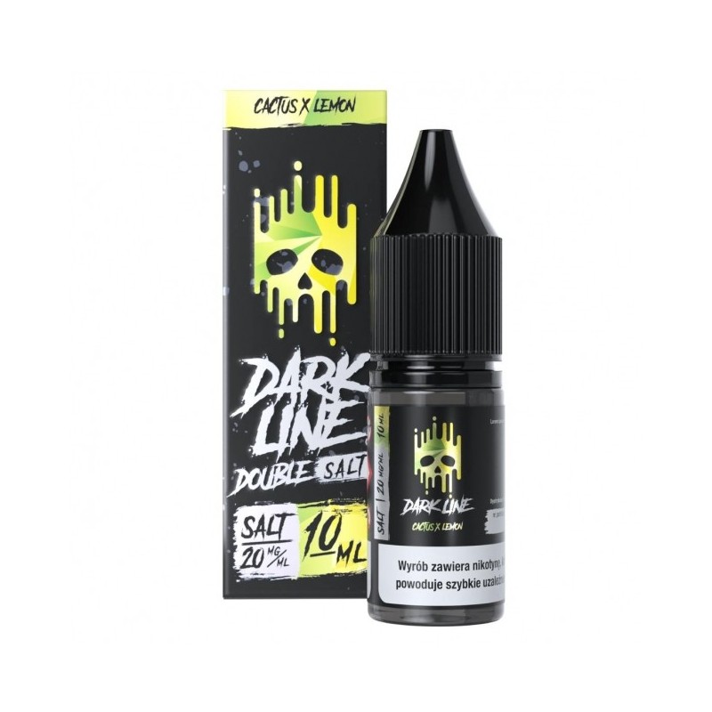 Liquid Dark Line Double Salt 10ml o mocy 20 mg soli nikotynowej w smaku Cactus x Lemon