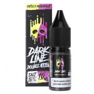 Liquid Dark Line Double Salt 10ml o mocy 20 mg soli nikotynowej w smaku Cactus x Passionfruit