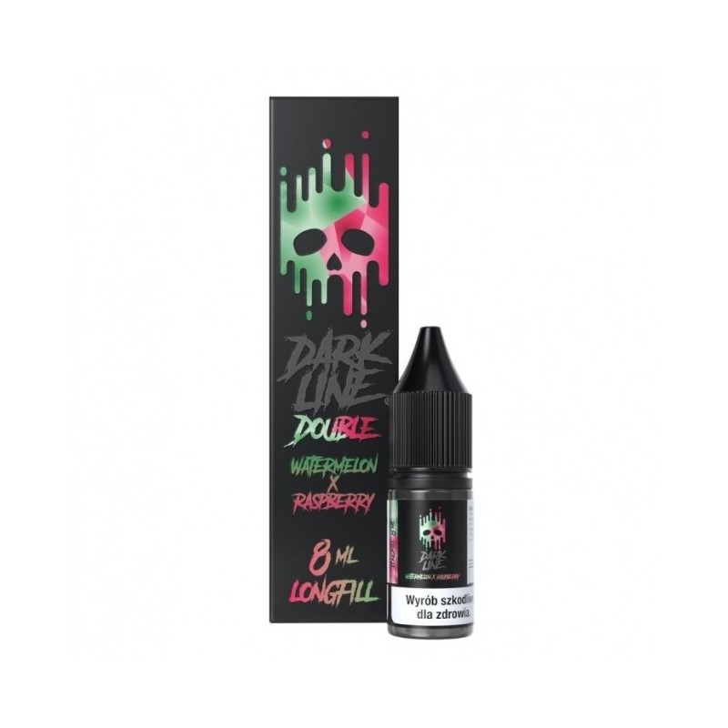 Longfill Dark Line Double 8ml w 60ml butelce o smaku Watermelon Raspberry