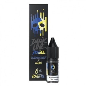 Longfill Dark Line Double 8ml w 60ml butelce o smaku Blackcurrant Lemon
