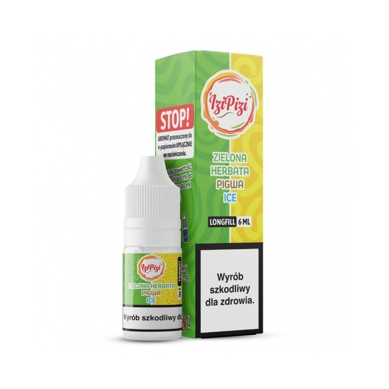 Longfill IZI PIZI 6ml w 60ml butelce o smaku Zielona Herbata Pigwa ICE