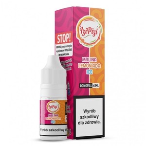 Longfill IZI PIZI 6ml w 60ml butelce o smaku Malina Lemoniada ICE