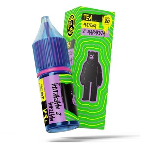 Liquid Go Bears Tea SS+ Salt 10ml o mocy 20 mg soli nikotynowej w smaku Matcha z Marakują
