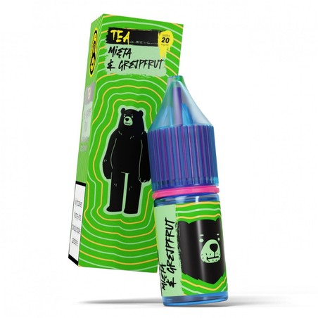 Liquid Go Bears Tea SS+ Salt 10ml o mocy 20 mg soli nikotynowej w smaku Herbata Miętowa z Grejpfrutem