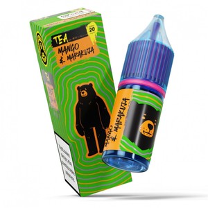 Liquid Go Bears Tea SS+ Salt 10ml o mocy 20 mg soli nikotynowej w smaku Herbata z Mango i Marakują