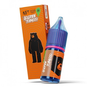Liquid Go Bears NET Salt 10ml o mocy 20 mg soli nikotynowej w smaku Golden Tobacco