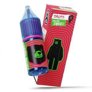 Liquid Go Bears Drops Salt 10ml o mocy 20 mg soli nikotynowej w smaku Zielone Jabłko