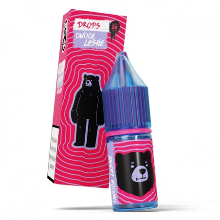 Liquid Go Bears Drops Salt 10ml o mocy 20 mg soli nikotynowej w smaku Owoce Leśne