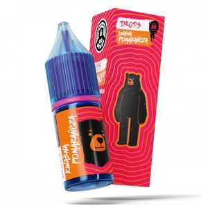 Liquid Go Bears Drops Salt 10ml o mocy 20 mg soli nikotynowej w smaku Kwaśna pomarańcza