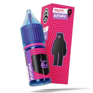 Liquid Go Bears Drops Salt 10ml o mocy 20 mg soli nikotynowej w smaku Borówka