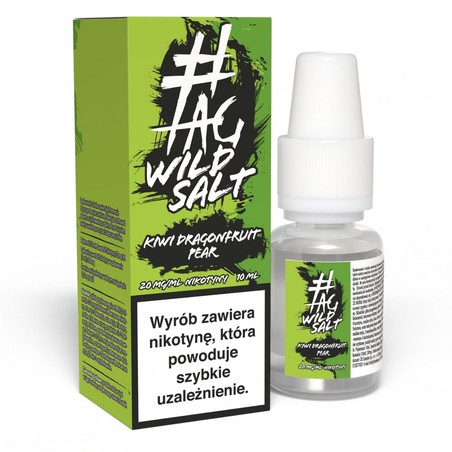 Liquid TAG Salt Wild 10ml o mocy 20 mg soli nikotynowej w smaku Kiwi Dragonfruit Pear