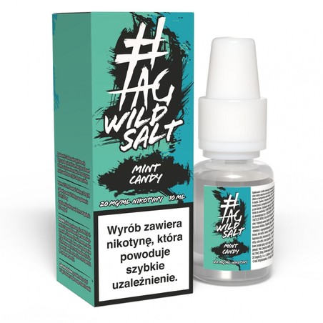 Liquid TAG Salt Wild 10ml o mocy 20 mg soli nikotynowej w smaku Mint Candy